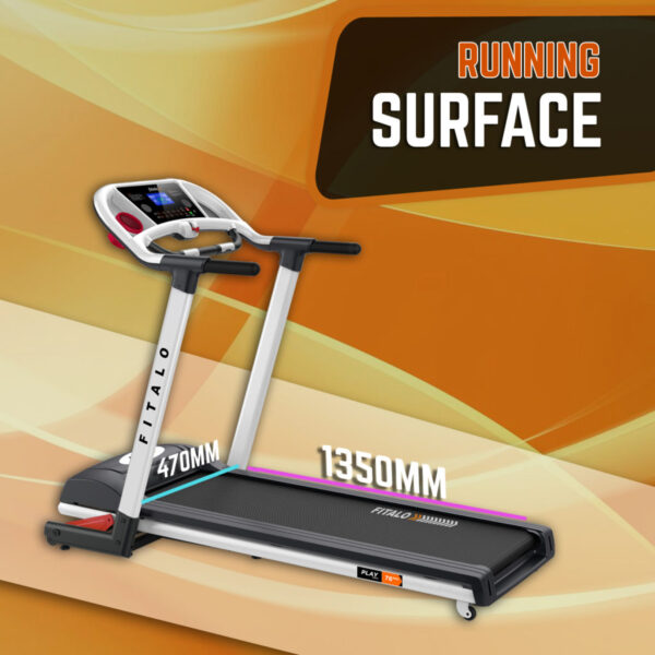 Play T6 Pro Motorised Treadmill with Auto Incline - Image 7