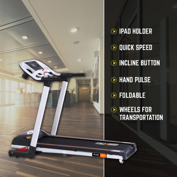 Play T6 Pro Motorised Treadmill with Auto Incline - Image 10