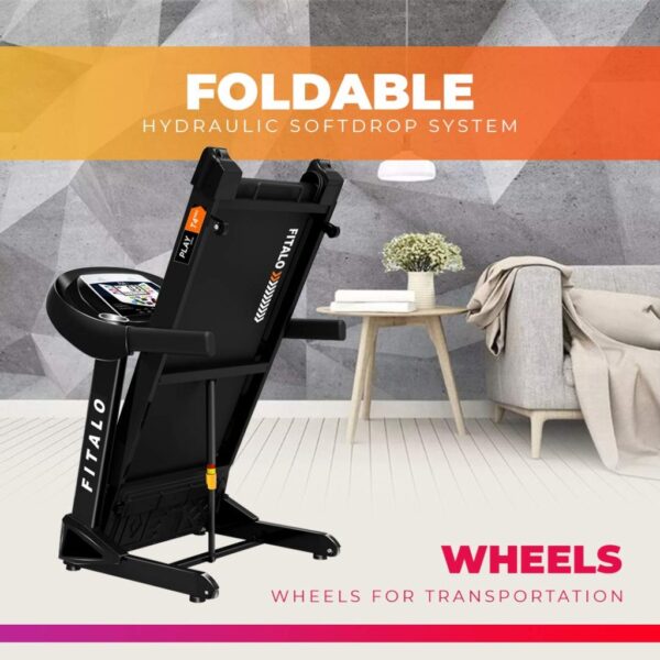 Play T4 Lite Motorised Treadmill with Voice broadcast - Image 6