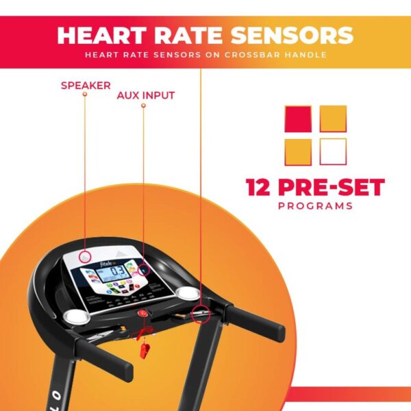 Play T4 Lite Motorised Treadmill with Voice broadcast - Image 8