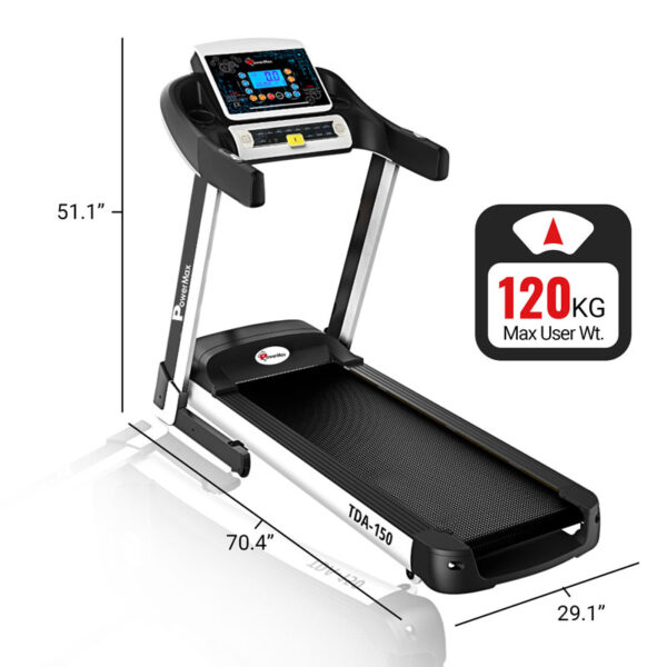 TDA-150® Auto Lubricating Treadmill with Auto Incline & Smart Run Function - Image 4