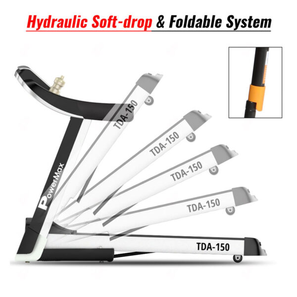 TDA-150® Auto Lubricating Treadmill with Auto Incline & Smart Run Function - Image 5