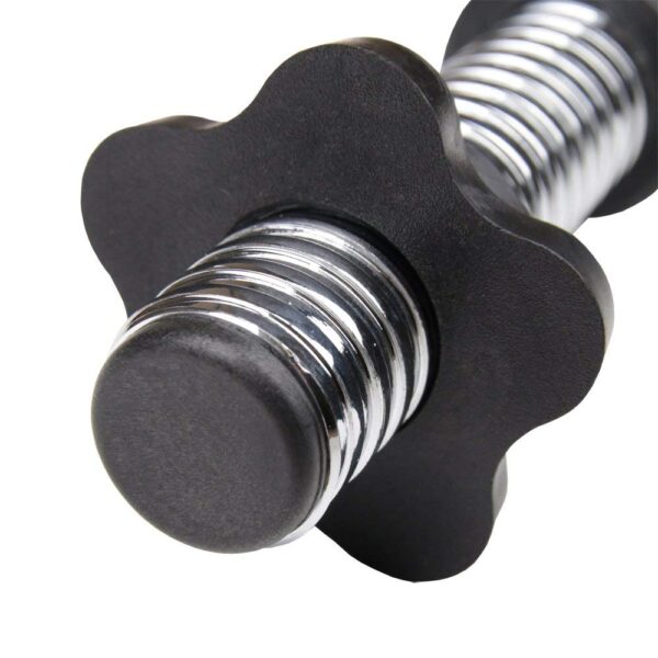 Dumbbell Bar (Solid) with Rubber Handle (16”) - Image 5