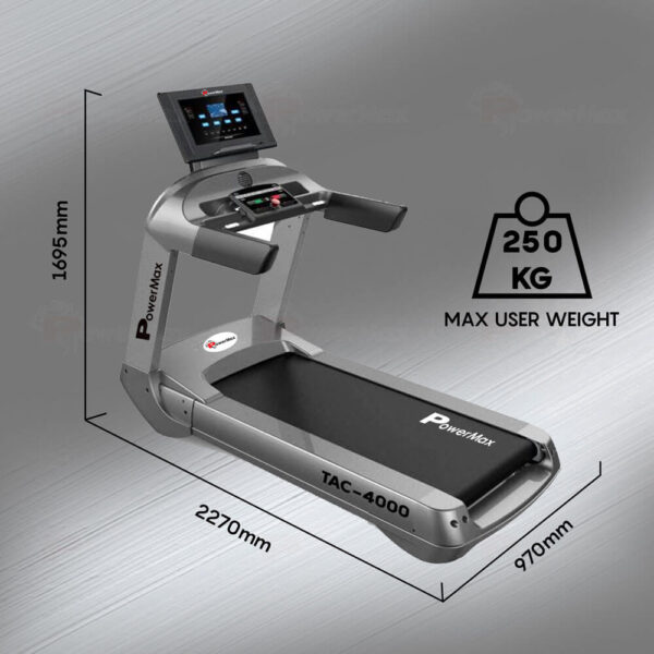 TAC-4000® Commercial Motorized AC Treadmill - Image 9